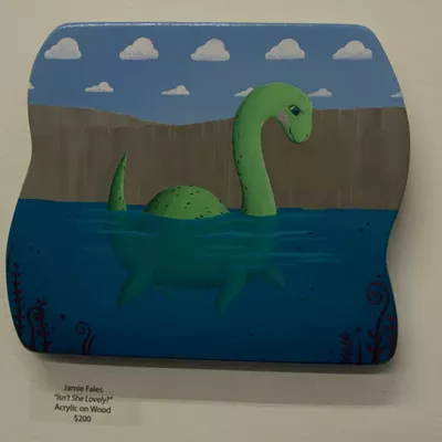Image: 25 Artists and Art at Cryptozoology Art Show