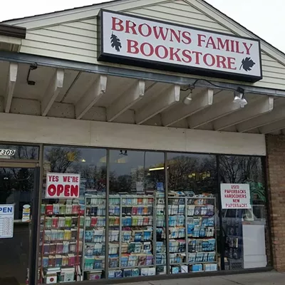 Browns Family Books 27309 Harper Ave., St. Clair Shores; 586-773-7370; facebook.com/brownsfamilybookstore Located in a strip mall in St. Clair Shores, Brown's is the sort of place you'd pass right by unless someone told you it was worth a stop which is what we're doing right now. Step inside the shop and you'll find stacks on stacks of books packed nice and tight for your browsing pleasure. With helpful store owners and that great "old book smell," Brown's Family Bookstore is well-stocked with both old and new books for every bookworm. Photo via Browns Family Books/Facebook