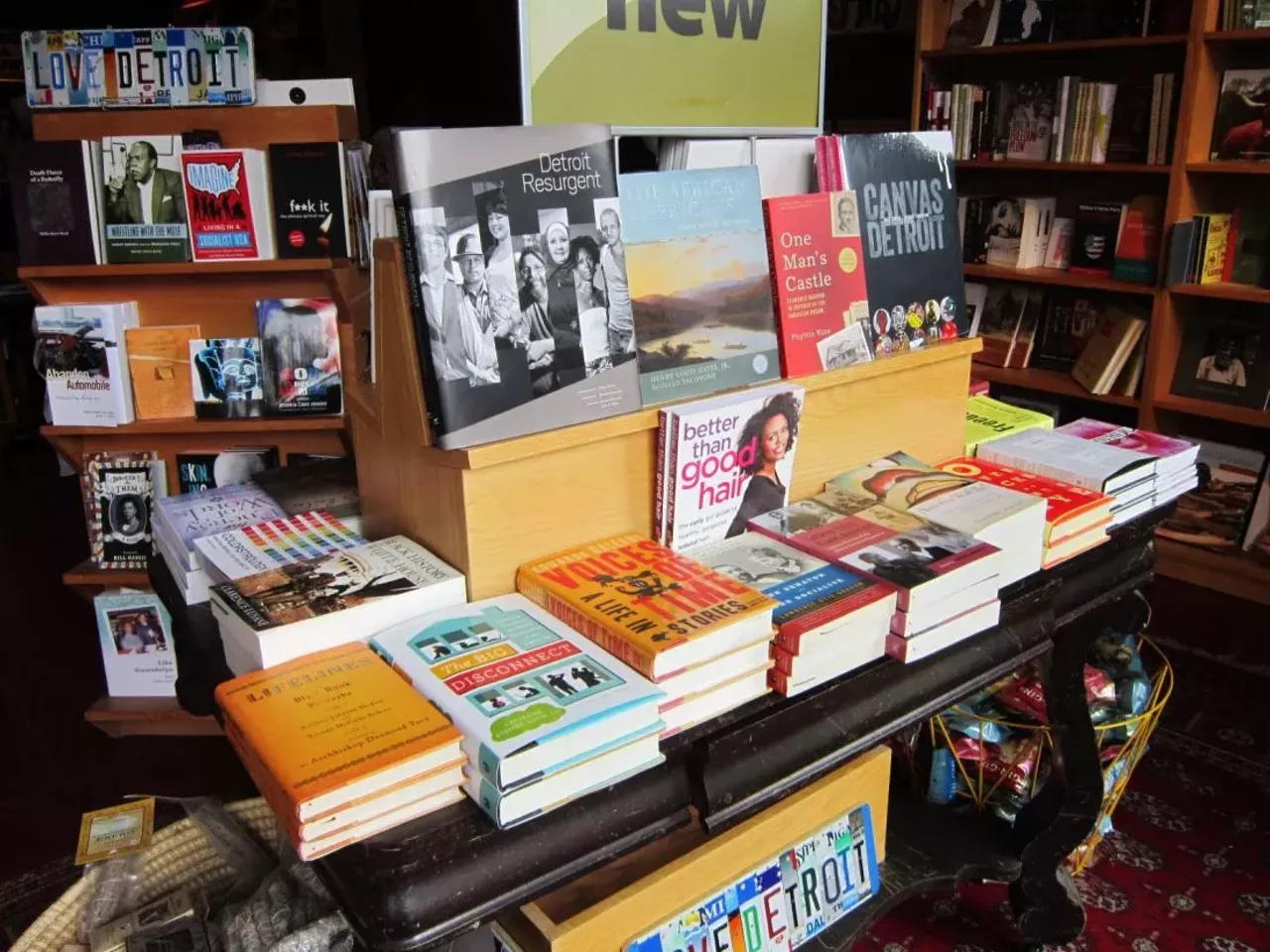 Source Booksellers 4240 Cass Ave. #105, Detroit; 313-832-1155; sourcebooksellersonline.com The sign in the window says it all: &#147;A unique niche of non-fiction books&#148;. The Midtown shop also has &#147;unusual sidelines,&#148; including oils, incense, raw snacks, and shea butter products, as well as a rotating calendar of virtual events. Photo via Source Booksellers/Facebook