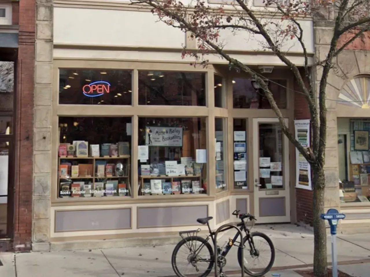 Motte & Bailey Booksellers 212 N. Fourth Ave., Ann Arbor; mottebooks.com Specializing in used and rare books, Motte & Bailey Booksellers caters to those looking for antiquarian books, or those interested in American and European history. They&#146;re currently offering 2,400 of their 10,000 book inventory online, but if you&#146;re curious about something just shoot them a message at motte@mottebooks.com. Photo via GoogleMaps