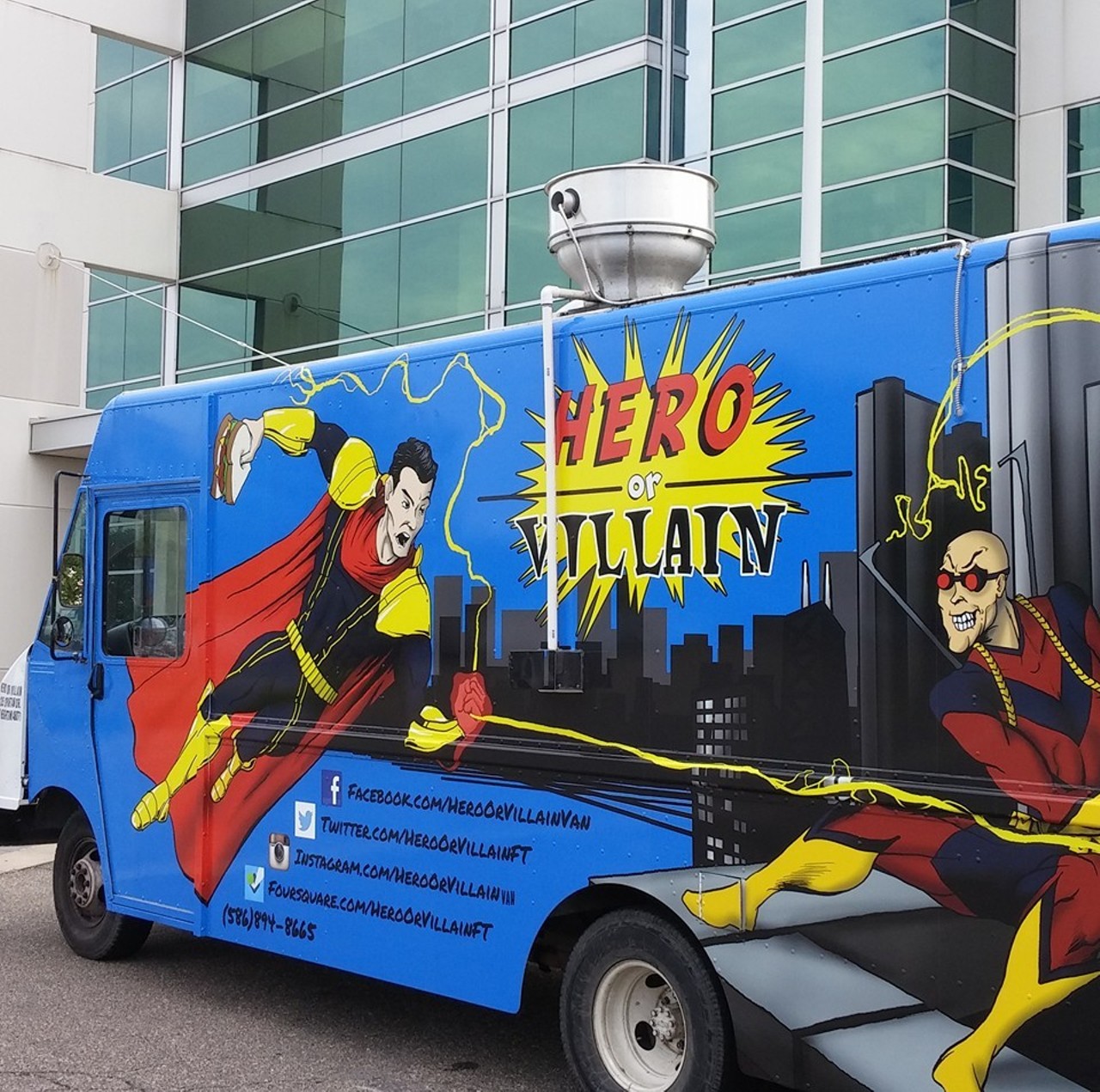 Hero or Villain
Hero or Villain is Detroit's deli sandwich food truck with an inclusive menu offering meat, vegan, vegetarian and gluten free options. Plus, it's just really fun that it was a superhero theme. &nbsp;
Photo via Facebook.