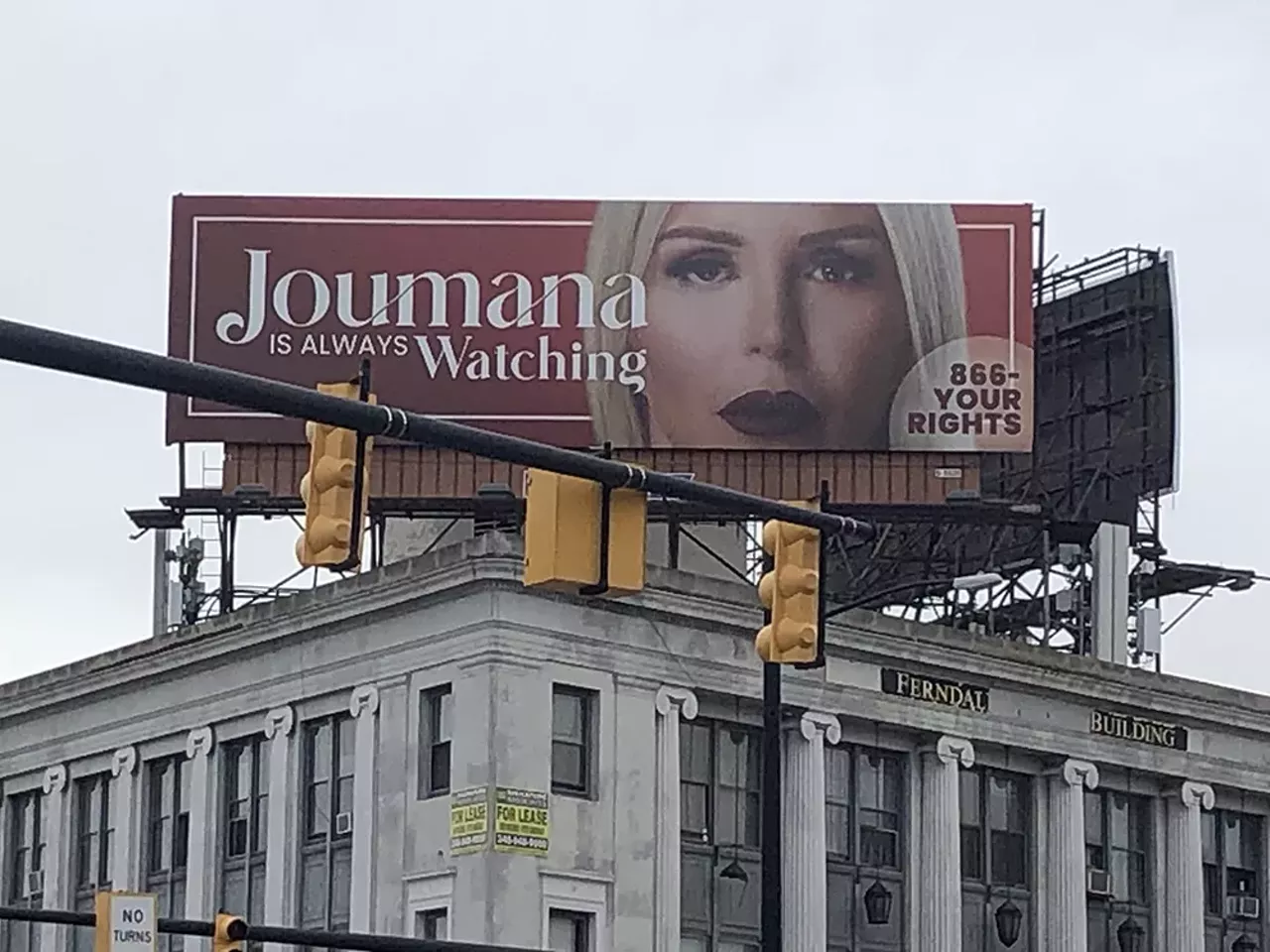 Joumana Kayrouz The lawyer whose billboards dominate Detroit’s highways is a local icon. What to wear: Bleach blonde hair, deep purple-ish lipstick, and business attire. How to act: Intensely stare at everyone so they know you’re always watching – but for good reason.