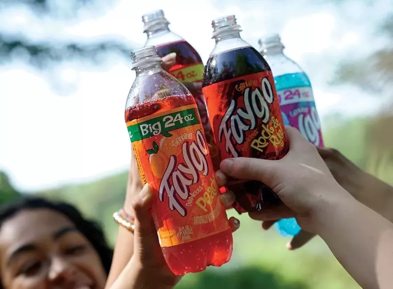 Faygo Born in 1907, this Detroit soda brand is known for its unique flavors, and it’s a local staple. What to wear: There are a couple places that actually sell Faygo costumes. You could buy one, or you can DIY it with a bright-colored jumpsuit or outfit with a painted or taped on Faygo logo. You could also make a wearable Faygo cardboard cutout. How to act: Bubbly and quirky. Bonus points if you bring Faygo bottles to share. 