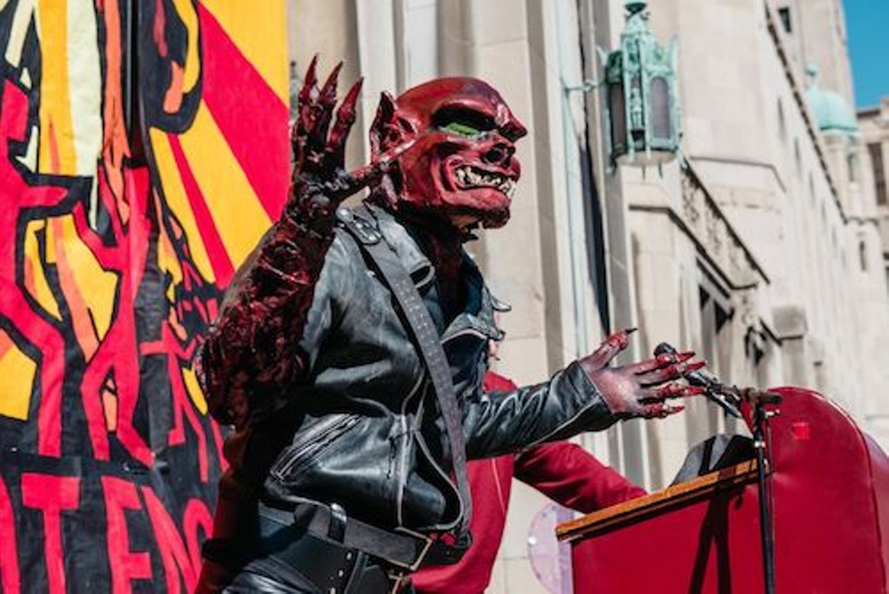 Celebrating Detroit&#146;s wonderfully weird traditions like Marche du Nain Rouge
It happened in an instant. First, a concert at Little Caesars Arena announced its postponement, then another, then everything began collapsing and before we knew it, everything we&#146;ve come to look forward to year after year was being ripped from our hands, including all of Detroit&#146;s weird and wonderful traditions: namely Marche du Nain Rouge. Don&#146;t worry, Detroit. We will run that little red MF&#146;er out of the city once and for all, you know, next year. (Or support him, if that's your thing.)
Photo by Steven Pham