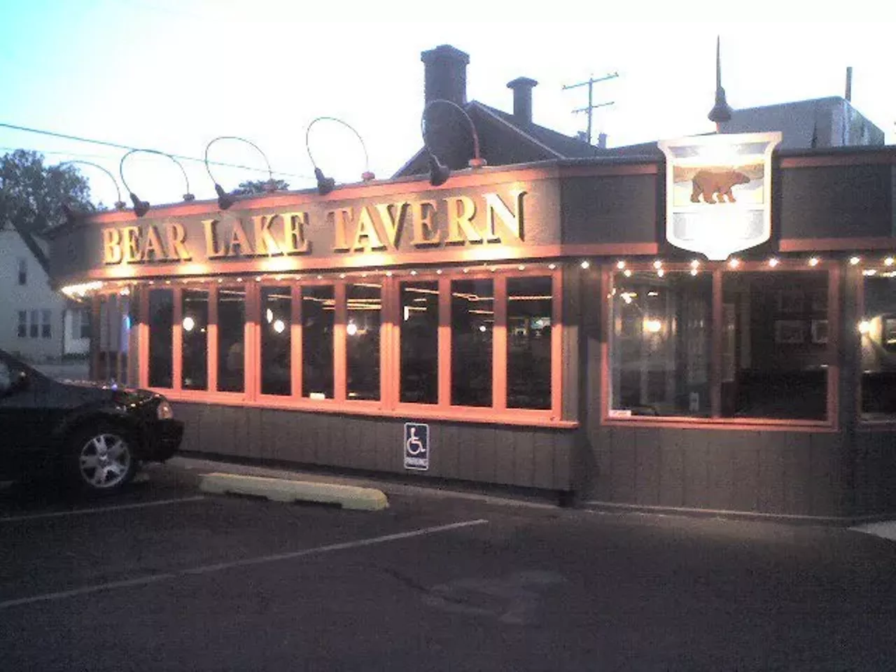 Thrasher's Bear Lake Tavern 360 Ruddiman Dr., Muskegon; 231-766-7932; bltmuskegon.com This longtime Muskegon staple has stayed around for a reason. Great food, atmosphere, views, and history make this a must see. Photo via Yelp, Bear Lake Tavern