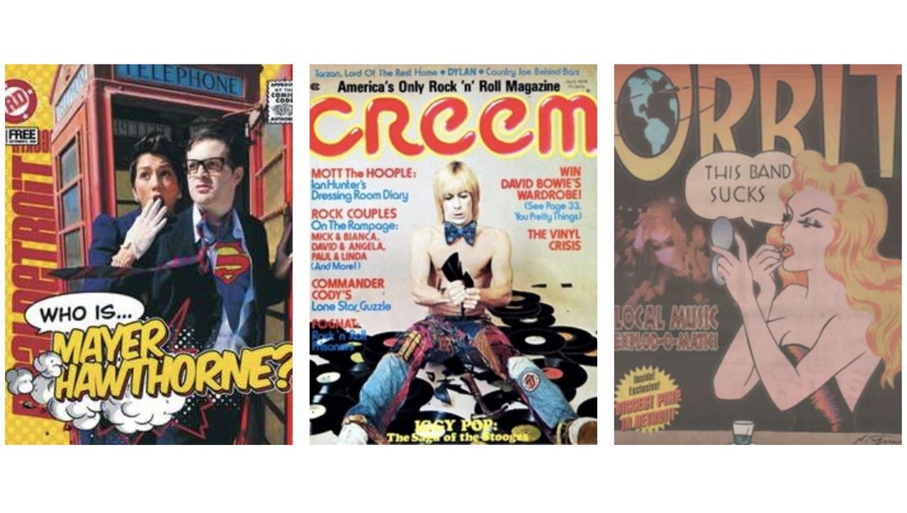 Cool local publications like Real Detroit Weekly, Orbit, and Creem
There was a time when Detroit Metro Times wasn't the only alternative rag in town. You might remember Real Detroit Weekly, which put celebrity interviews, fashion spreads, and local bands on its covers from 1999-2014 and was the place to find out what was happening in town. (Fun fact: RDW and MT merged in 2014.) But before that, there was &#147;America's Only Rock 'n' Roll Magazine&#148; Creem, which rivaled Rolling Stone thanks to its roster of unapologetic and badass writers like Jaan Uhelszki, Robert Christgau, and Lester Bangs. But we could not mention alt-publications out of Detroit without mentioning cult zine Orbit which operated in the '90s with a polished, yet punk attitude and giving famous Detroit artists like Kid Rock, ICP, and the Jack White some of their earliest ink. As much as we at Metro Times love Metro Times, we know we are better together and miss the competition, comradery, and chaos. 
Photos via Metro Times archives