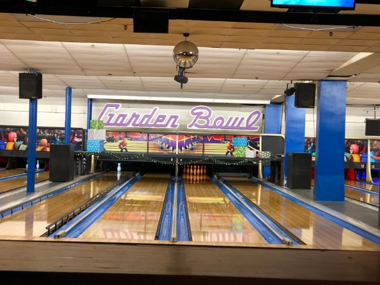 Knock down some pins at Garden Bowl
4120 Woodward Ave, Detroit
It's bills itself as "America's oldest active bowling center and Detroit's original home of Rock'n'Bowl" &#151; which features DJs spinning music while patrons bowl on over a dozen glowing blue lanes.
Photo by Devin Culham