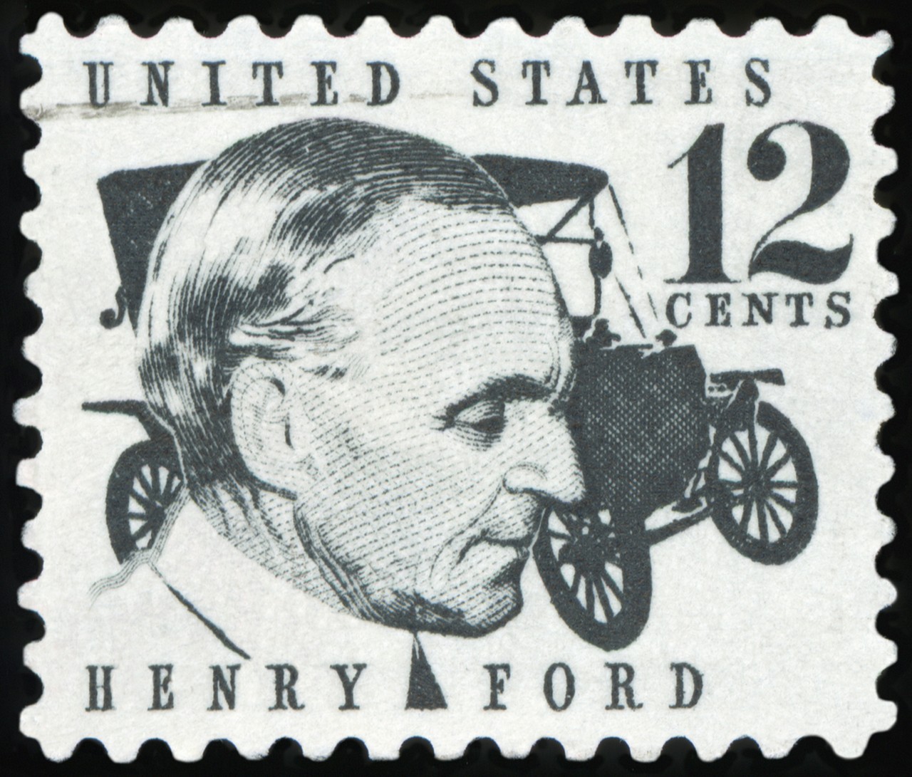 Henry Ford
The industrialist and founder of Ford Motor Company is one of Michigan&#146;s most well-known residents. He was a proponent of the assembly line and is remembered for turning the automobile from a luxury indulgence into an affordable necessity. After his death in 1947, Ford was buried in the Ford Cemetery in Detroit.
Photo via MM Photos / Shutterstock