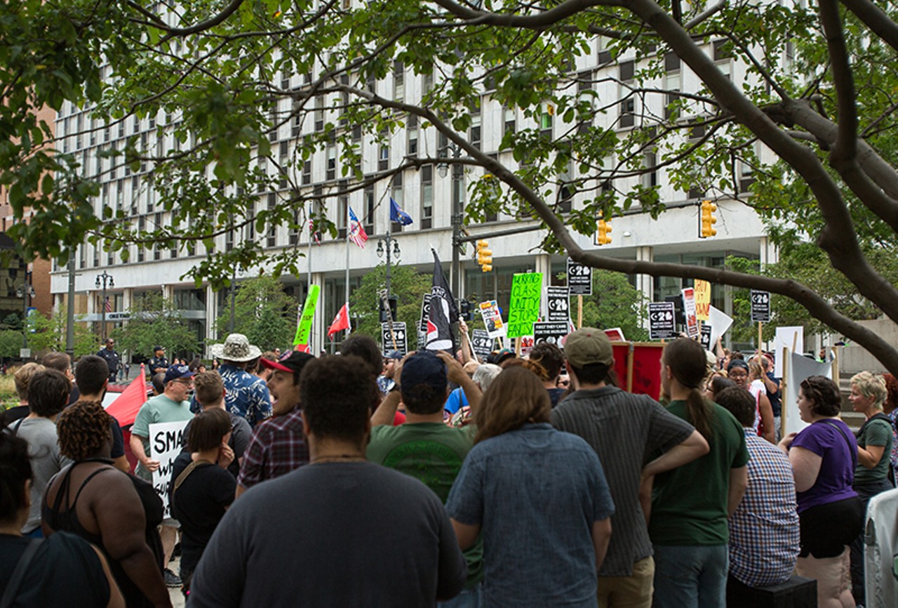 28 photos from Detroit's Charlottesville solidarity march