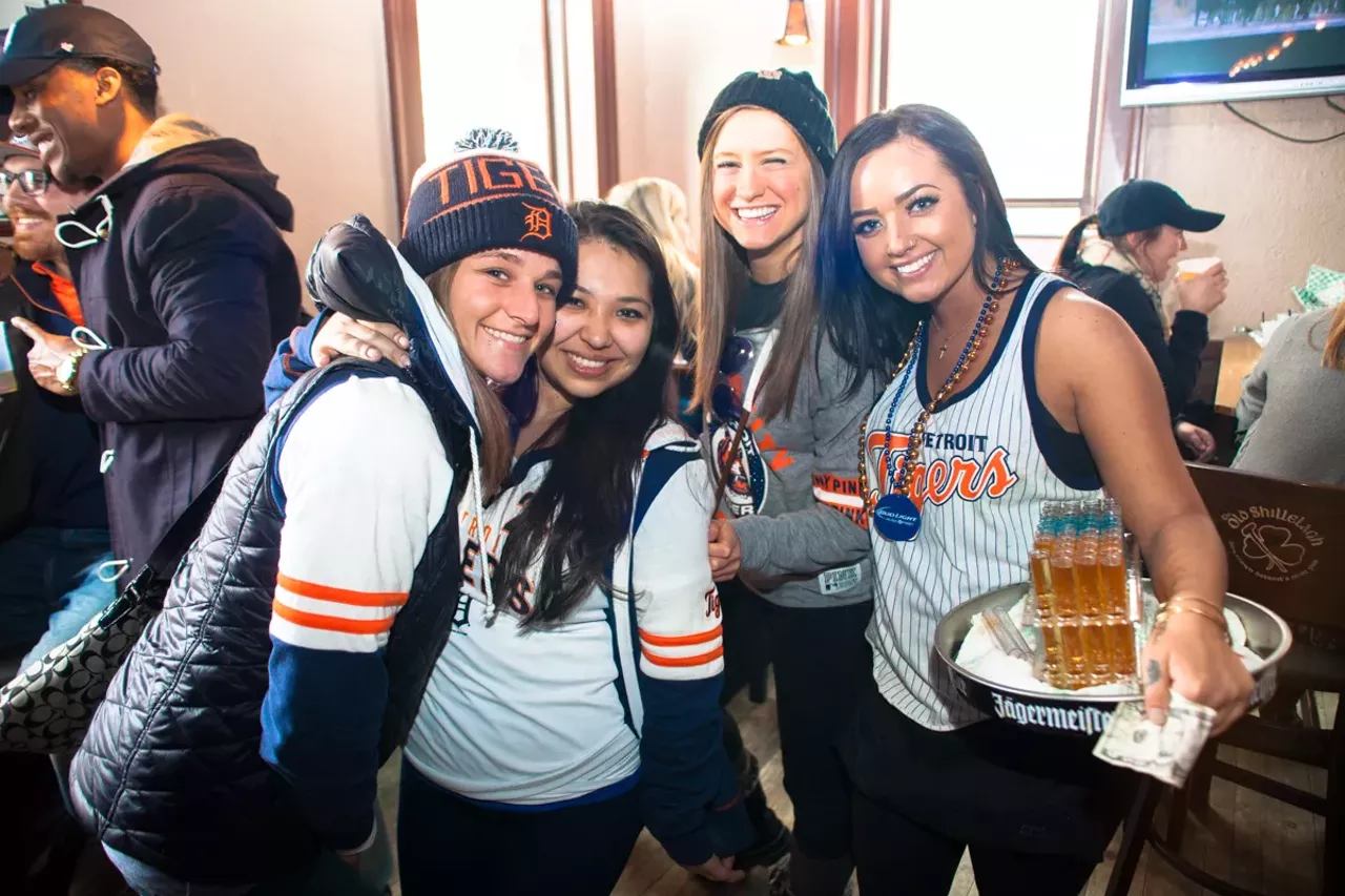 Image: 28 photos from downtown Detroit on Opening Day