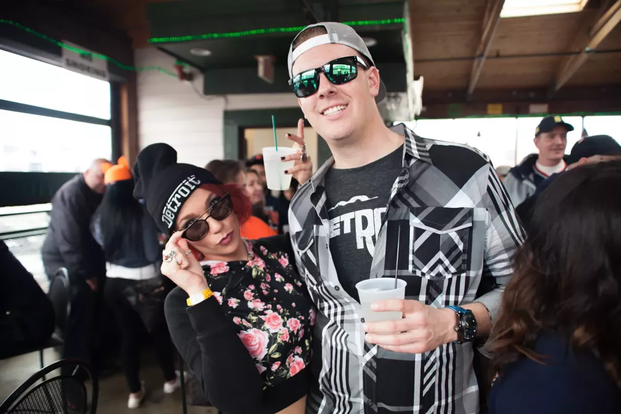 Image: 28 photos from downtown Detroit on Opening Day