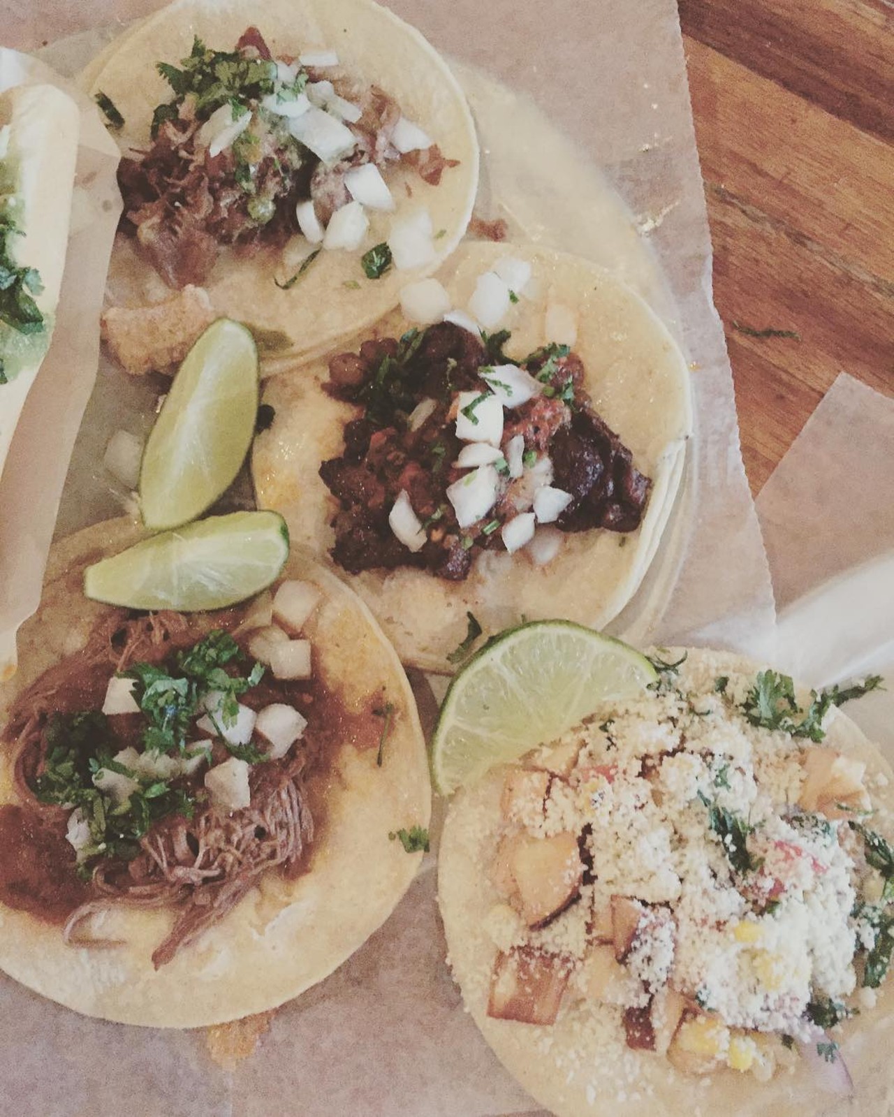 Imperial 
Ferndale | 22828 Woodward Ave. | (248) 850-8060 
Tacos, off all varieties, always on point. Rotating list of veggie and special options, and a few stand bys like Carne Asada and Pastor. (Photo: andapanda7701, via Instagram)