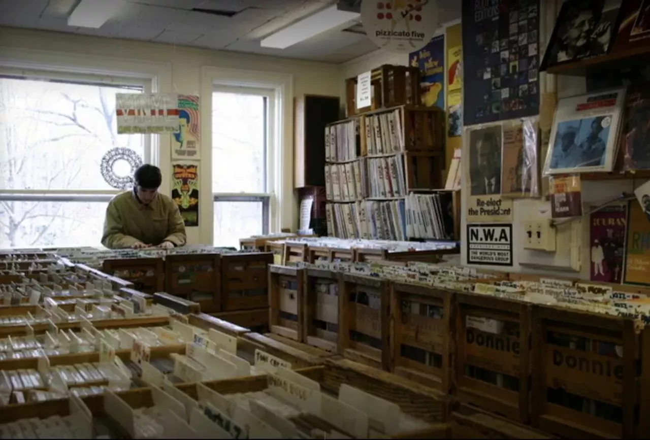 Wazoo Records 336 S. State St., Ann Arbor; 734-761-8686; wazoorecords.blogspot.com This tiny and tidy Ann Arbor spot has been doing its thing since 1974, serving the community with its eclectic selection of sublime to ridiculous &#151; and ridiculously rare &#151; records, tapes, CDs, and more. Don't want to leave the house? Wazoo Records' collection can be shopped online. Photo via Google Maps/by owner