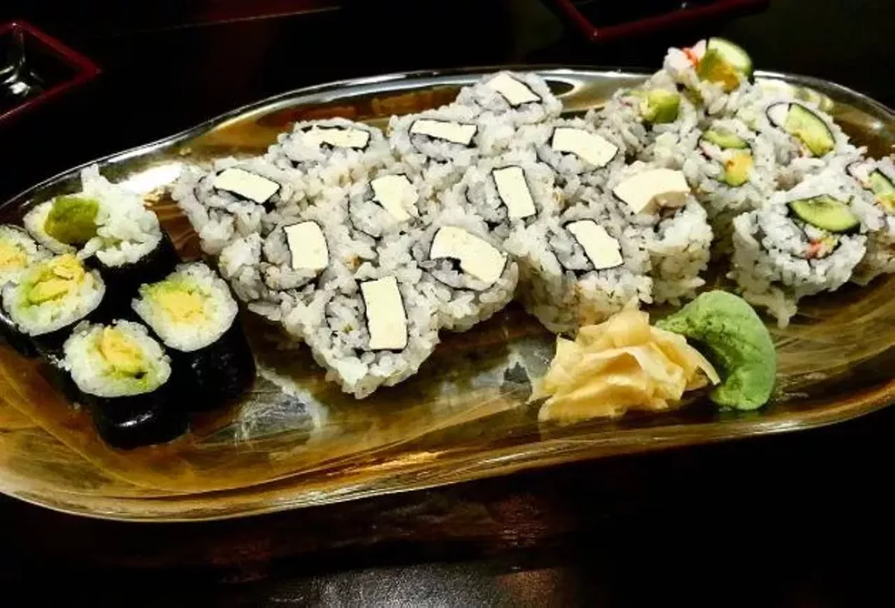 Wasabi 15 E. Kirby St., Detroit; 313-638-1272 This is one of the few spots in town where you'll find vegan udon, ramen, and other noodle bowls, along with a selection of vegan sushi rolls. (Photo courtesy of IG user @loveiskneaded)