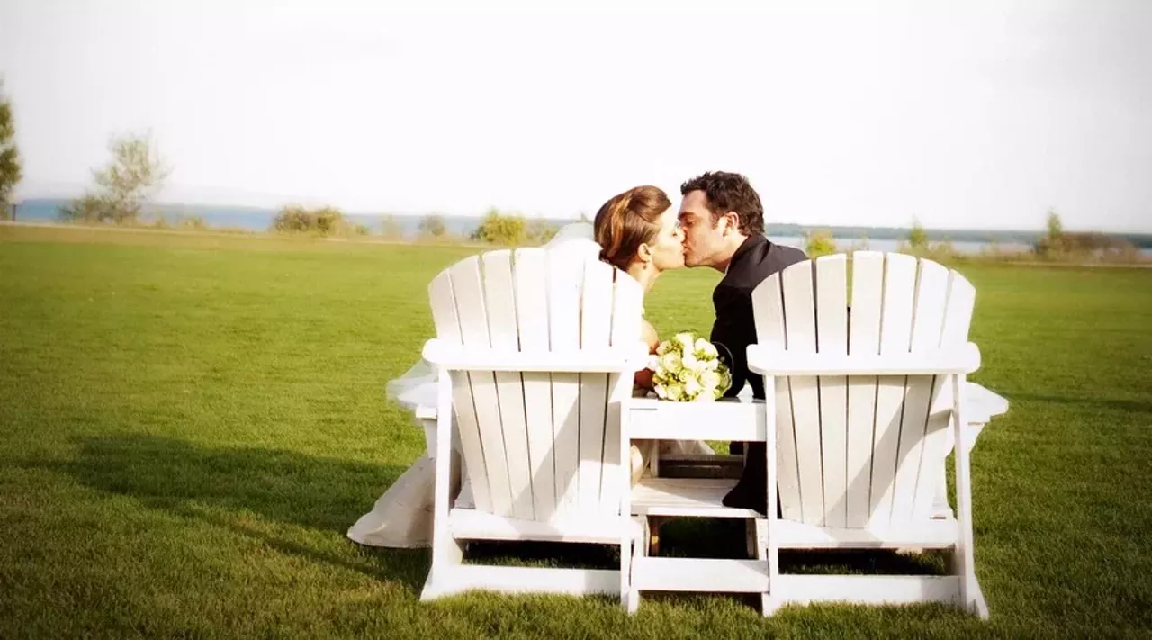 Mission Point Resort: This Mackinac Island resort is the perfect place to tie the knot! Whether you choose the Gazebo, Front Lawn, or smaller Tranquility Point location for your ceremony, it's sure to be stunning. Located at 6633 Main Street, Mackinac Island. Photo via missionpoint.com