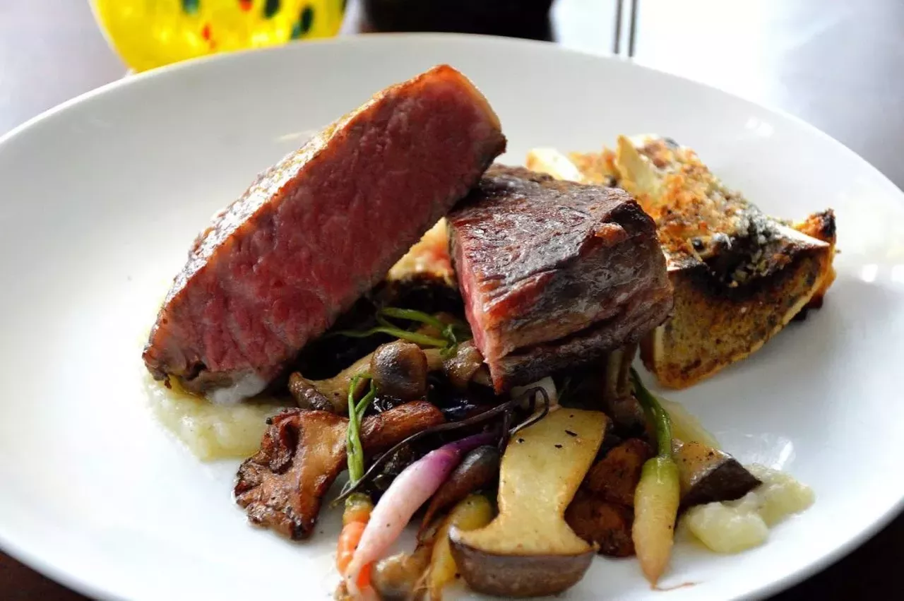 Tria 300 Town Center Dr., Dearborn; 313-209-4596 Indulge in waffles, omelettes, and pastas this Easter at Tria. Or maybe chilled snow crab legs and slow roasted prime rib tickle your fancy. Sunday brunch begins at 1 p.m. and ends at 4 p.m. Adults are $59, children are $15, and kids 3 and younger are free. Photo via Facebook, user TriaDearborn