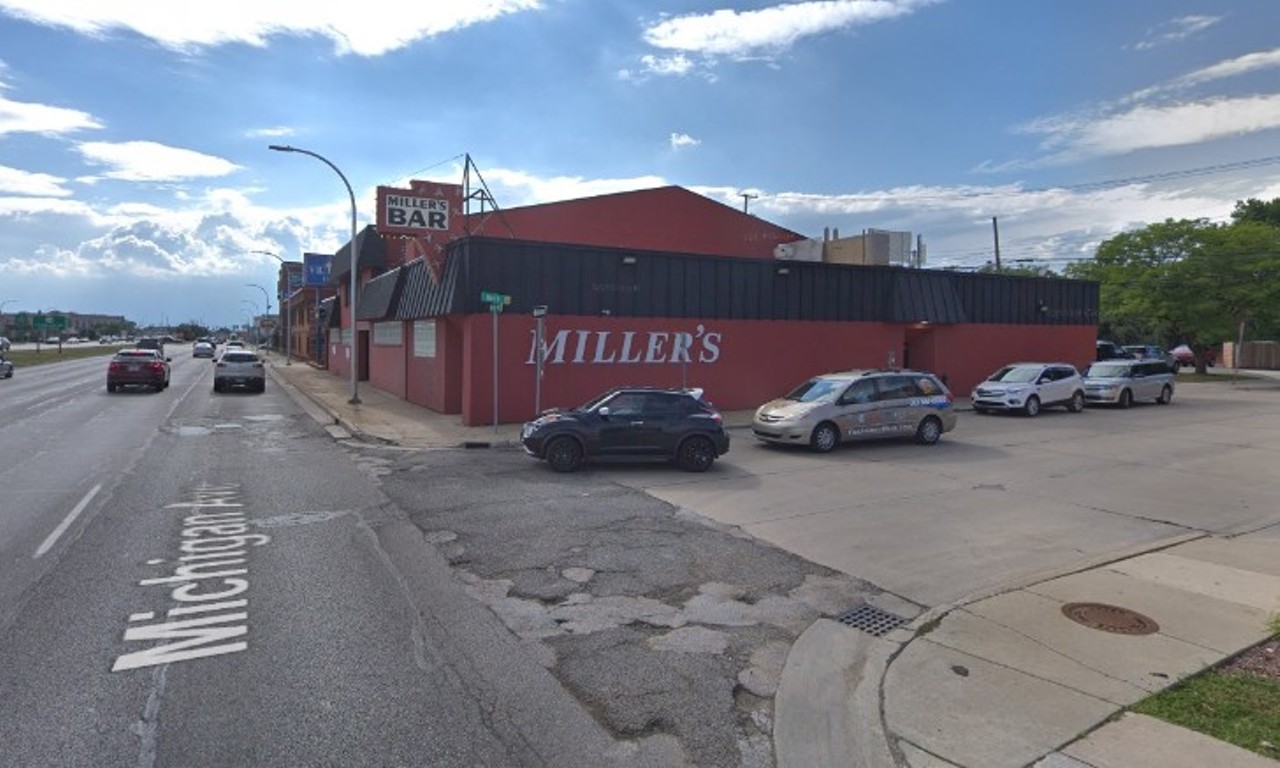 Miller Bar
23700 Michigan Ave., Dearborn; 313-565-2577
Not only are they a great choice for a round of drinks, they boast a &#147;World Famous Ground Round.&#148; For the uninitiated, that translates to &#147;a really good burger for your sud-soaked taste buds.&#148;
Photo via &copy;Google2019