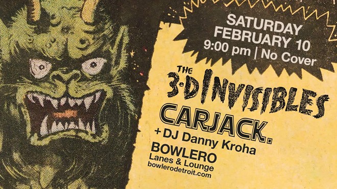 3D INVISIBLES  w/ CARJACK. @ BOWLERO LOUNGE + DJ DANNY KROHA & OPEN BOWLING