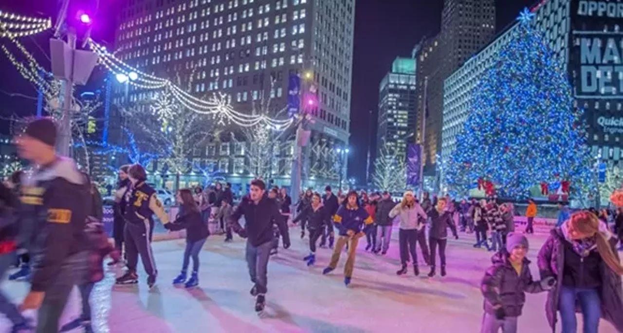 37. Skate The Rink at Campus Martius Grab your skates and get bundled up &#151; cascading around The Rink at Campus Martius is a wintertime tradition in Detroit. It's open daily during the winter months. Campus Martius Park is located at 800 Woodward Ave., Detroit. The Rink is open November through March. Courtesy photo