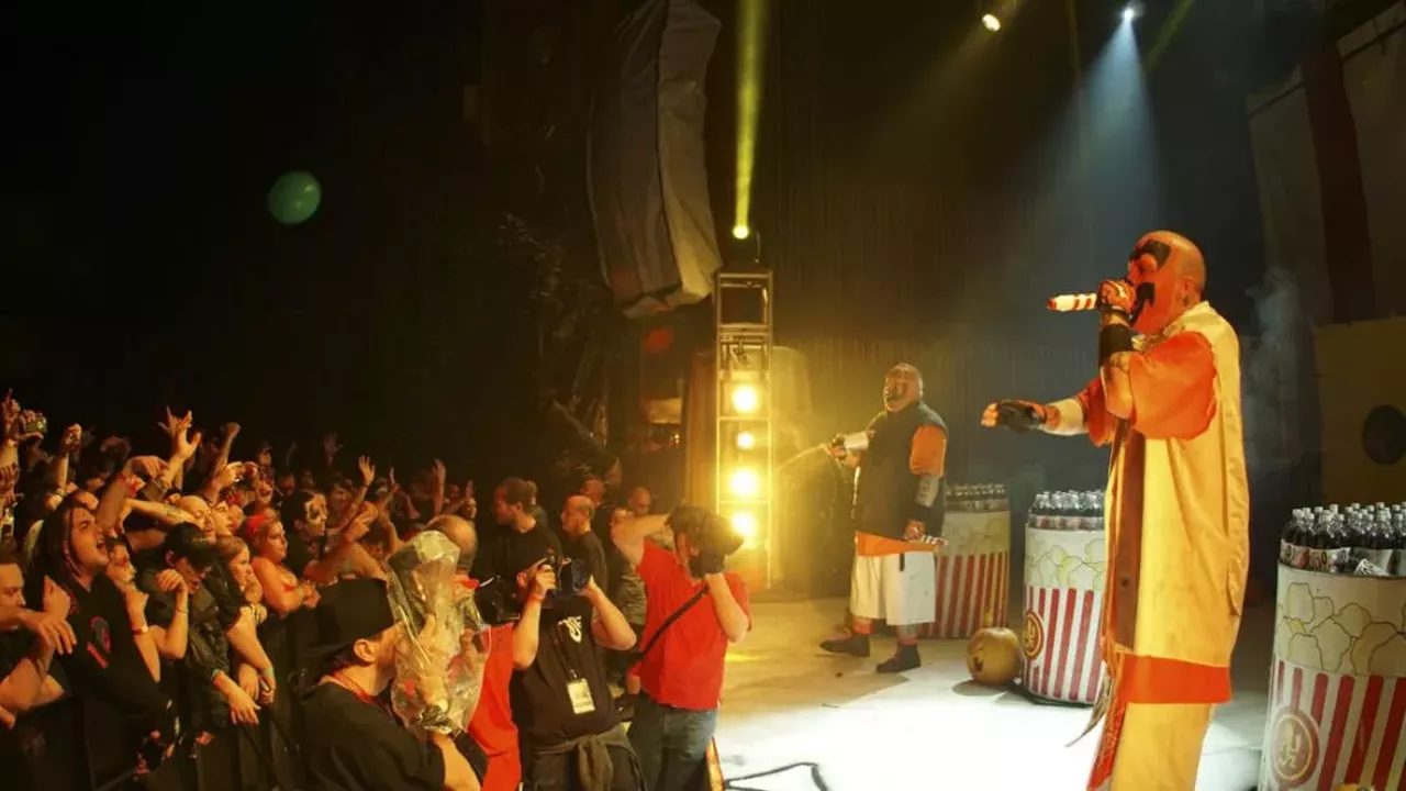  40. Get sprayed with Faygo at Hallowicked Insane Clown Posse&#146;s annual Halloween concert is so much more than a live music event. You can generally expect a lot of clown-inspired costumes, gore-tastic imagery, and intermittent Faygo showers. Hallowicked takes place on Halloween, details to be announced MT file photo