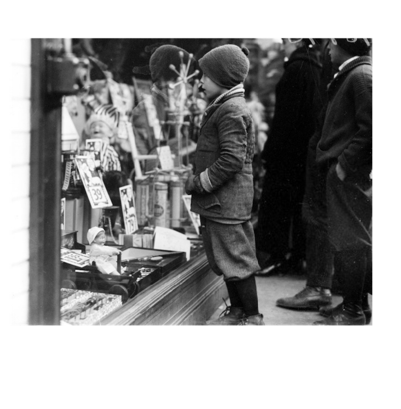 Children looking in store window. All photos courtesy of Walter P. Reuther Library, Archives of Labor and Urban Affairs, Wayne State University