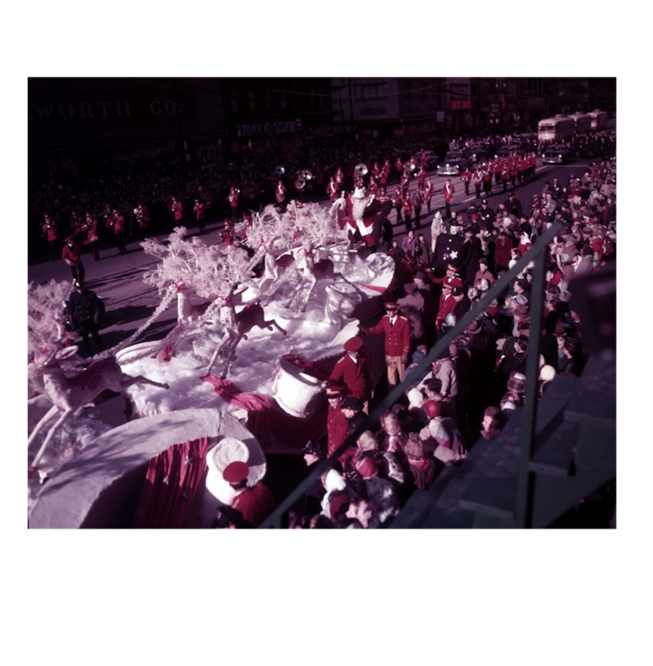 Christmas parade. (1952) All photos courtesy of Walter P. Reuther Library, Archives of Labor and Urban Affairs, Wayne State University