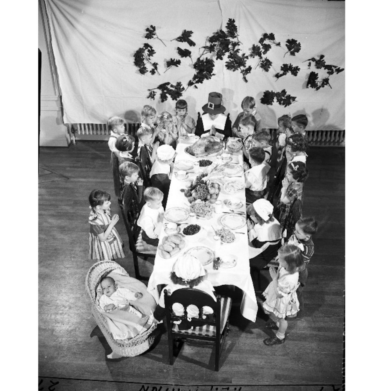 Thanksgiving scenes, Sarah Fisher Home for Orphans.
All photos courtesy of Walter P. Reuther Library, Archives of Labor and Urban Affairs, Wayne State University