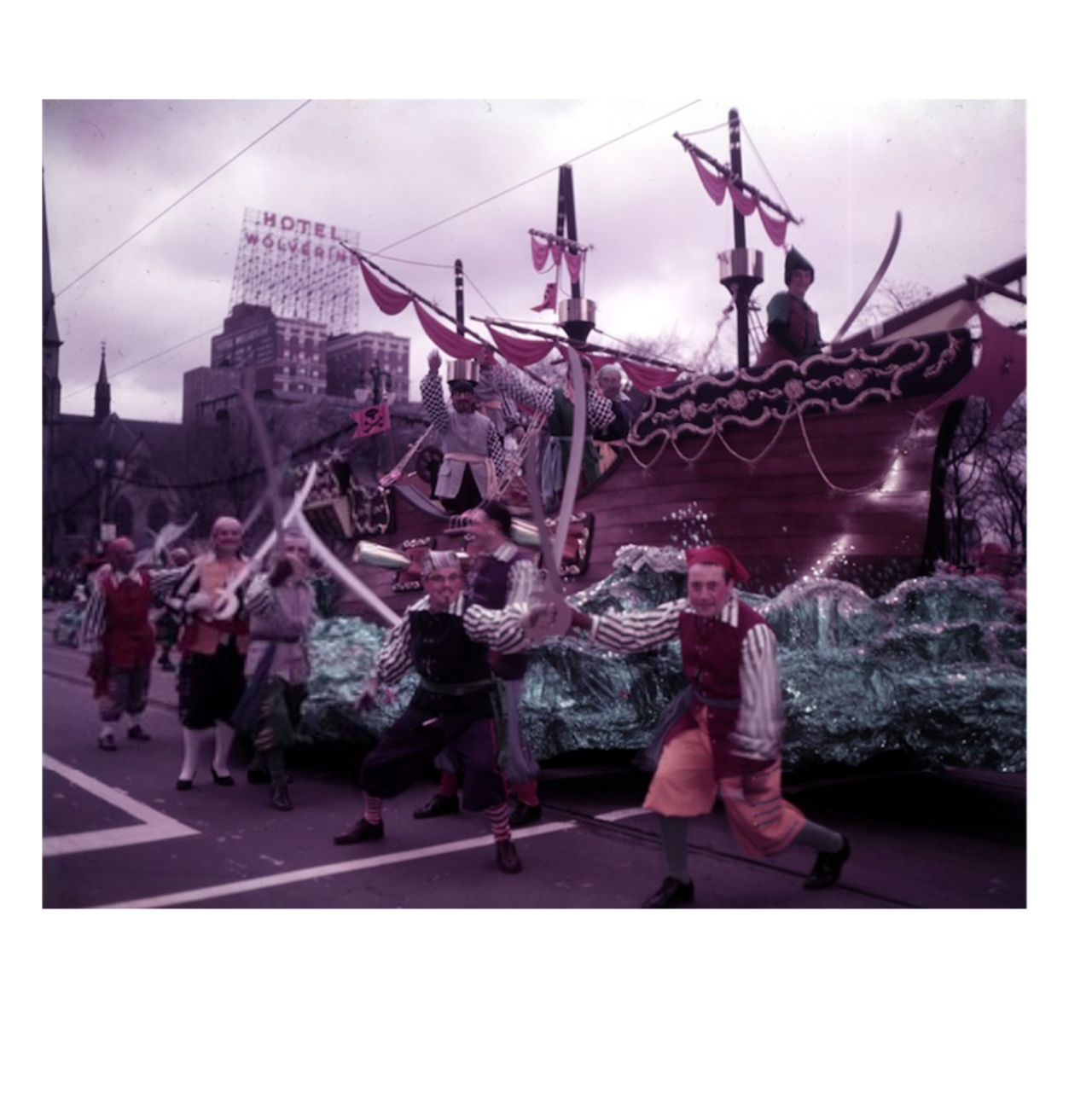 Christmas parade. (1953) All photos courtesy of Walter P. Reuther Library, Archives of Labor and Urban Affairs, Wayne State University