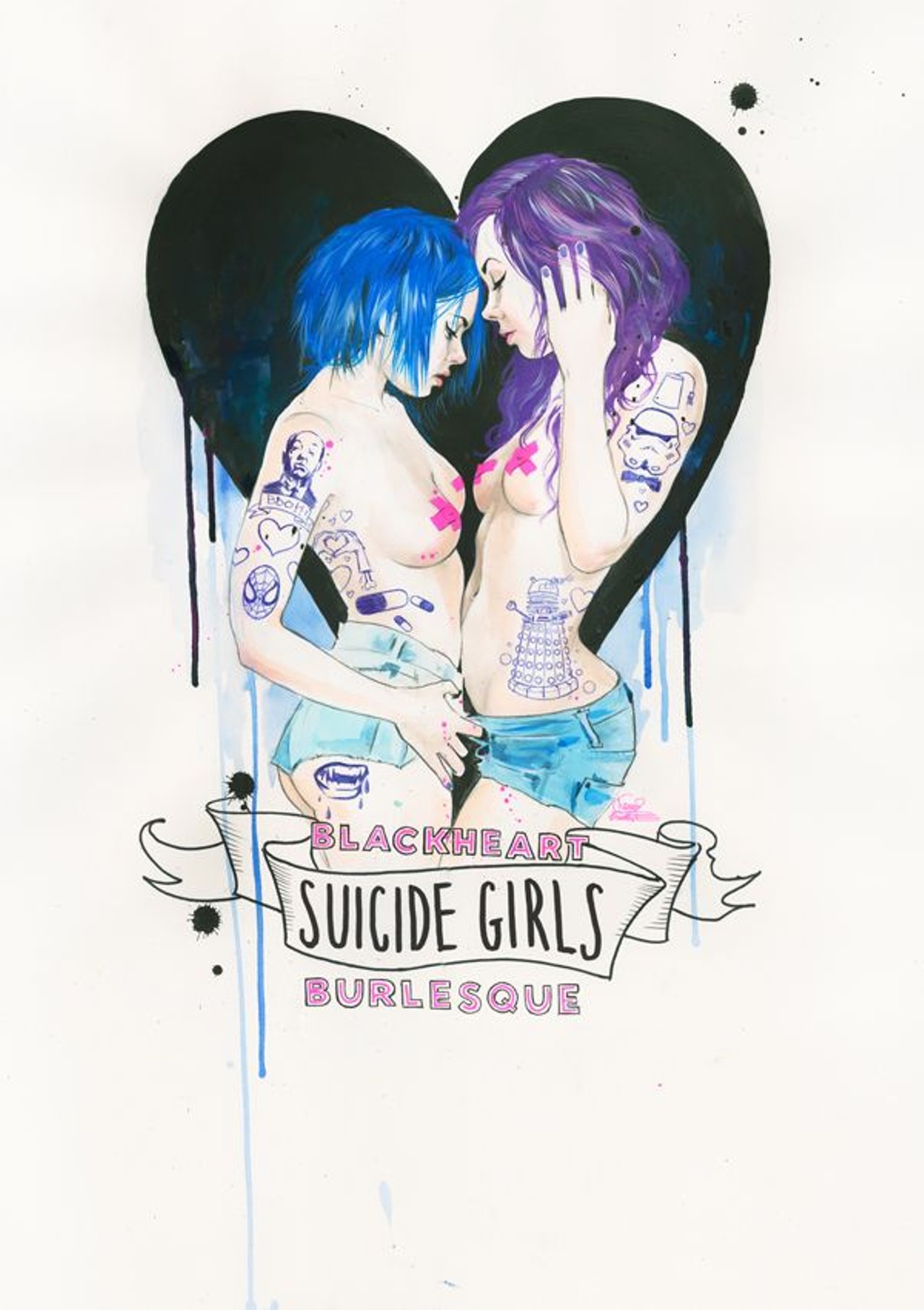 49 pictures previewing the Suicide Girls Detroit show (NSFW)