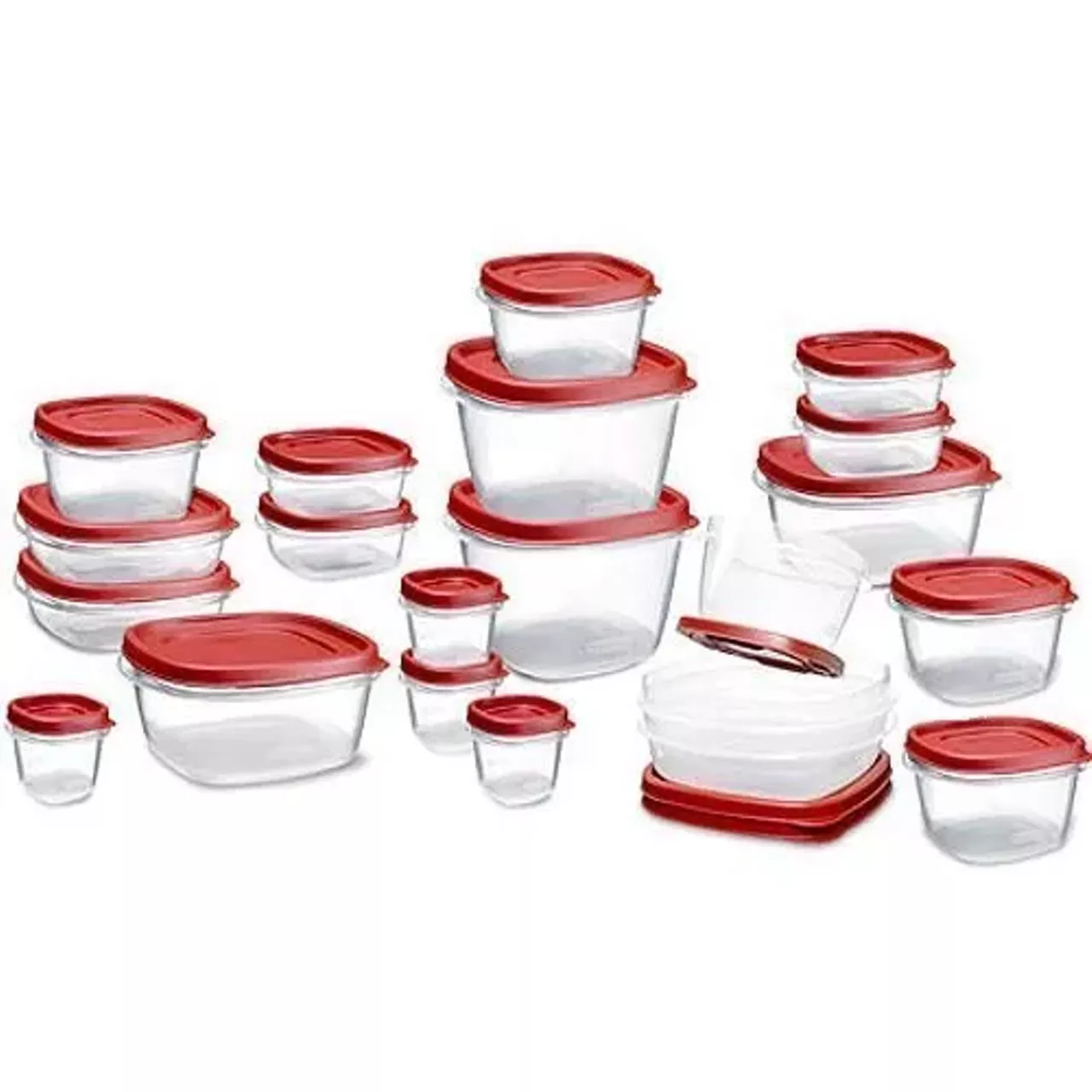  42-piece Rubbermaid Food Storage Containers. $15.99 (25 % off) SO MUCH FOOD PREP CAN HAPPEN NOW.