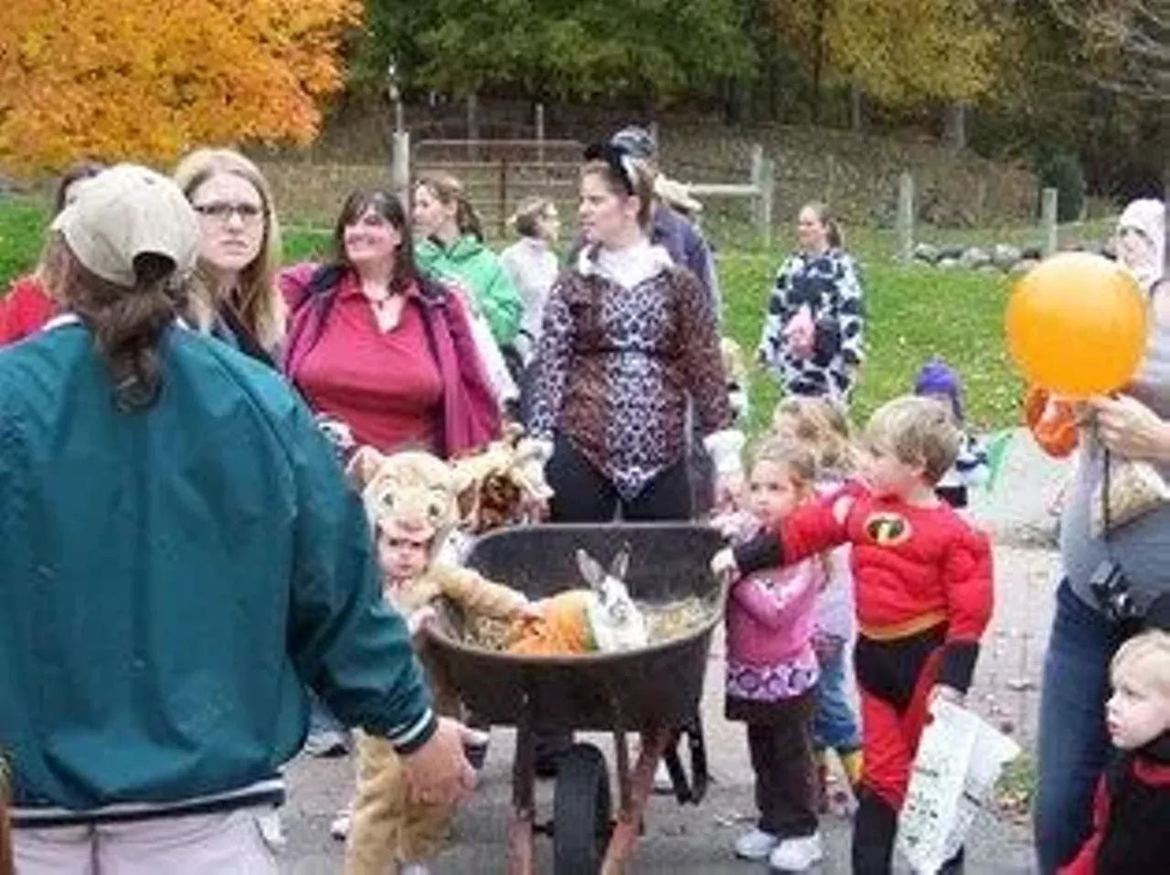 Child’s Play The Fun on the Farm Halloween Party Looking for something tot-friendly this Halloween? If the haunted houses are a little too scary, there’s plenty of tricked-out, treat-filled and, most importantly, toddler-tailored entertainment to choose from. One good example is Kensington Metropark’s Fun on the Farm Halloween Party, aimed at young children aged 3 to 6. This farm party offers numerous opportunities for the little ones to scream — in amusement, of course! The park will provide children with candy bags, followed by a safe, daytime round of trick-or-treating. Additional festivities include a hayride, wild Halloween games, a (somewhat) haunted barn, and an animal parade where children can walk beside and interact with the farm’s dressed-up animals. The little ones are strongly encouraged to come in costume. The fun will wrap up just in time for lunch, just in time to recover from any sugar crashes.