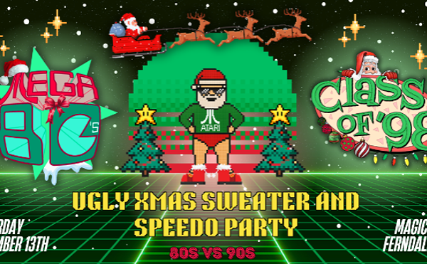 Image: 80s vs 90s: Ugly Sweater and Speedo Party
