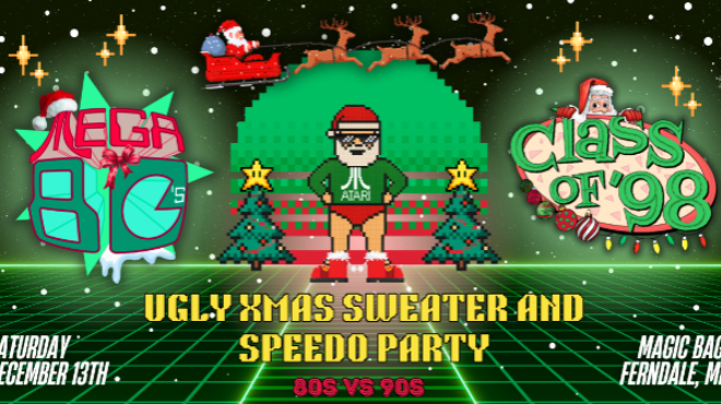 Image: 80s vs 90s: Ugly Sweater and Speedo Party