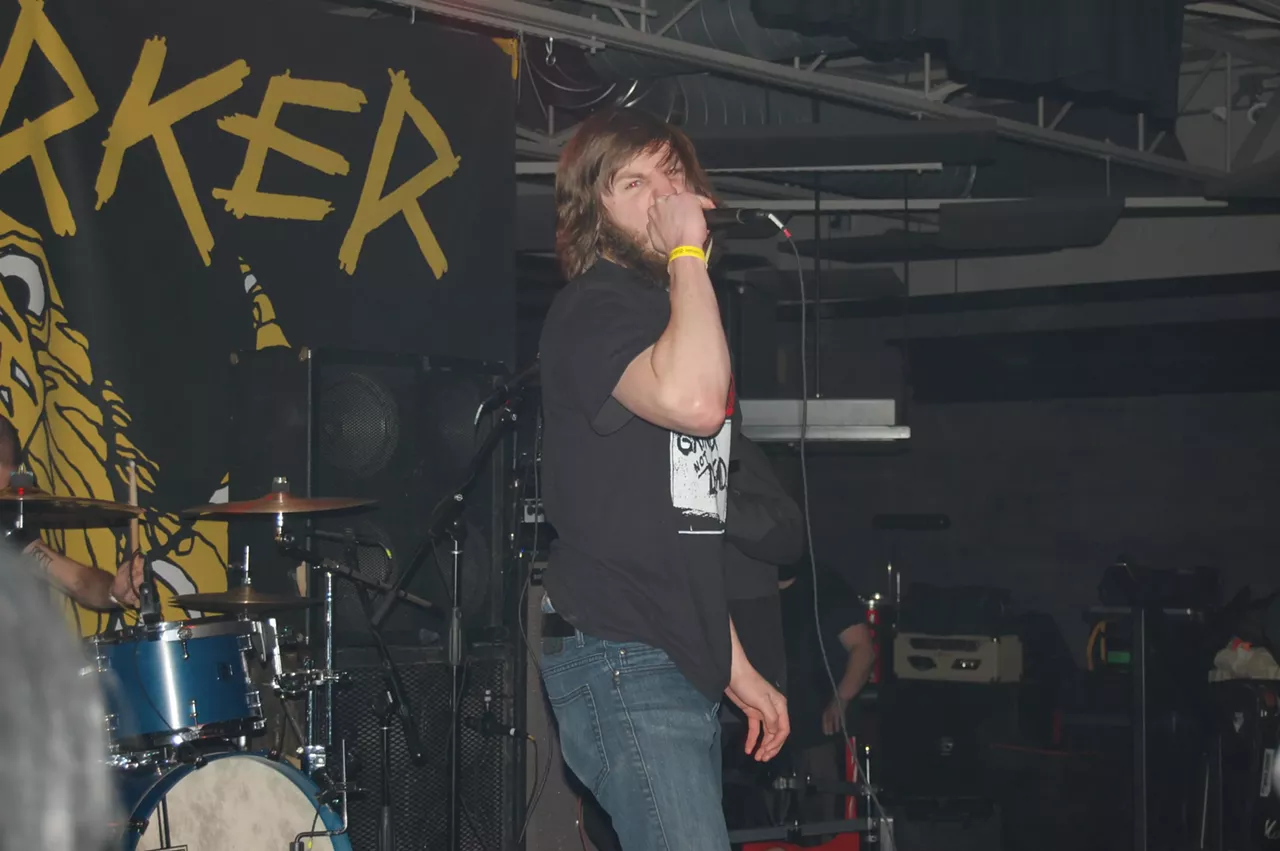 Drew Podgorski of Size Queen, watching the A-Gang