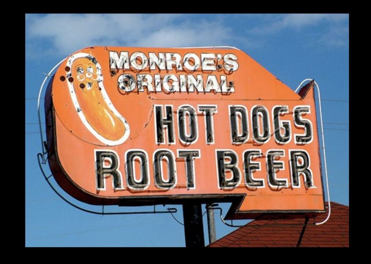 
Monroe&#146;s Original Hot Dog Drive-In 
1111 W. Front St., Monroe; 734-241-1612
This spot has some history &#151; it first started as an A&W restaurant more than 75 years ago, but broke from A&W when the company asked its franchises to start serving burgers. Monroe is a hot dog stand, not a burger stand, so it&#146;s owner struck out on his own. To this day Monroe&#146;s Original Hot Dog Drive-in remains a hot dog shop &#151; no beef patties here. The menu offers a range of regular and foot-long dogs, chips, and beverages, and ownership reportedly intends to keep it that way. 
Courtesy photo