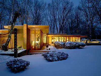 Melvyn Maxwell & Sara Smith House; Frank Lloyd Wright, 1949; Bloomfield Hills.