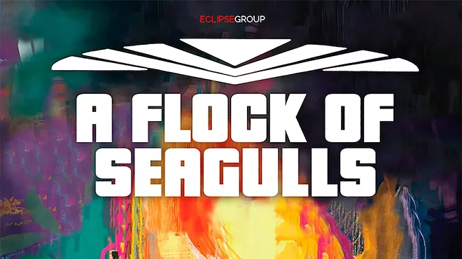 Image: A FLOCK OF SEAGULLS wsg Dr. DeLorean and the Space Invaders