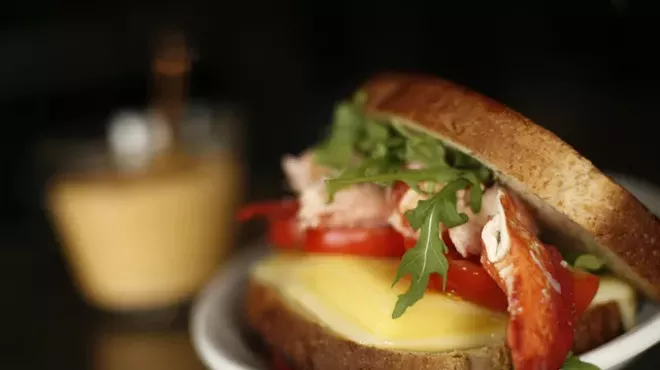 Lobster grilled cheese from Majestic Caf&eacute; in Detroit.