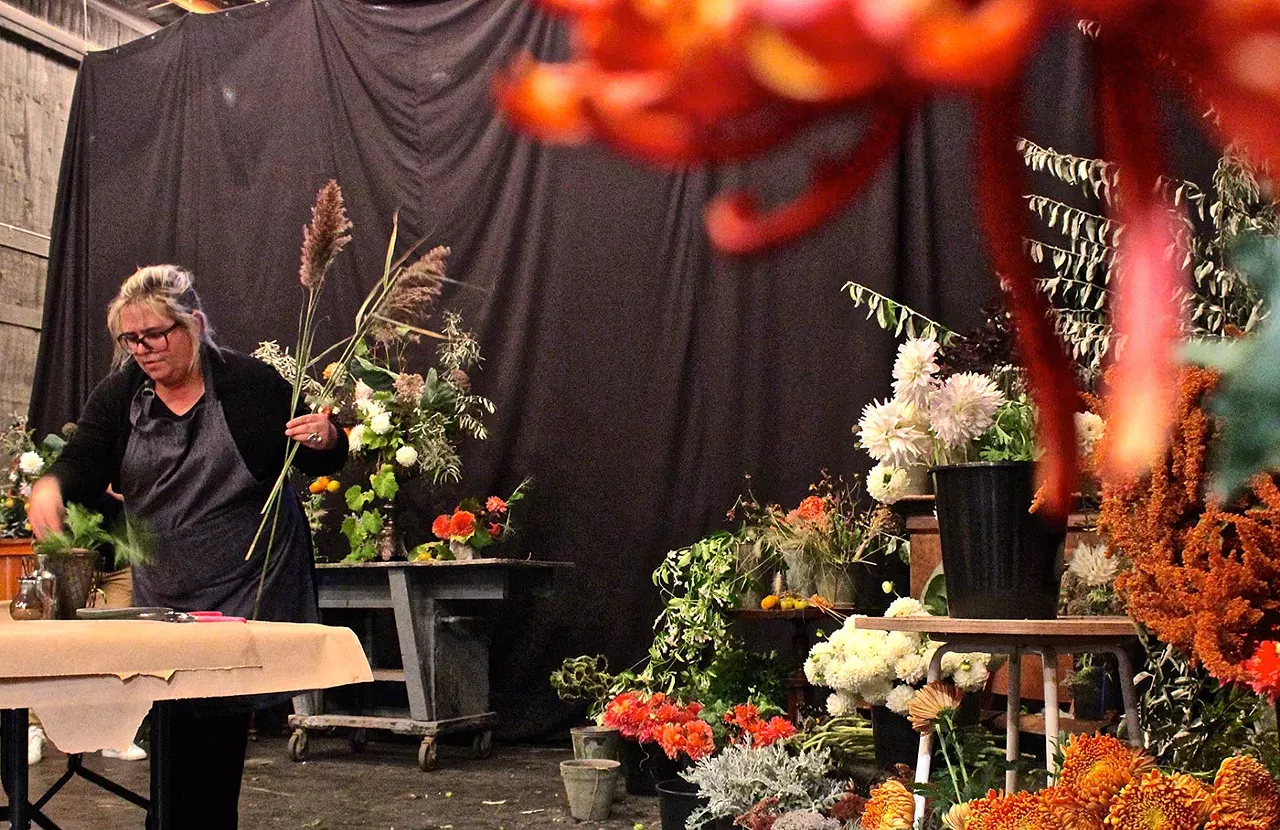 The week's curriculum included flower arrangement workshops and presentations by international floral designers.
