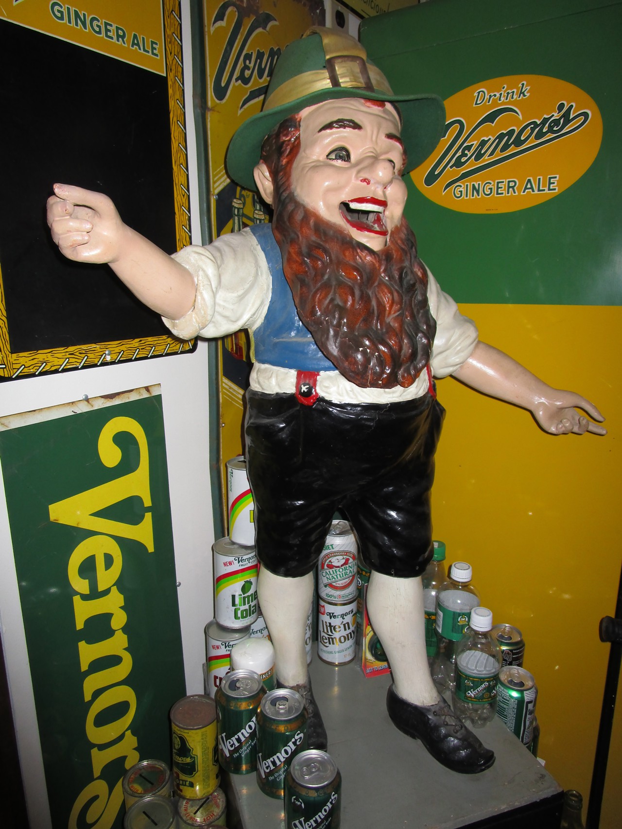 Wunderlich continues: "Behind him would be these panels with the story of Vernor's. So you would walk through and the gnomes would sort of pretend to show you that. There were six of them, although I&#146;ve never seen another one of them. He&#146;s a pretty special guy. "