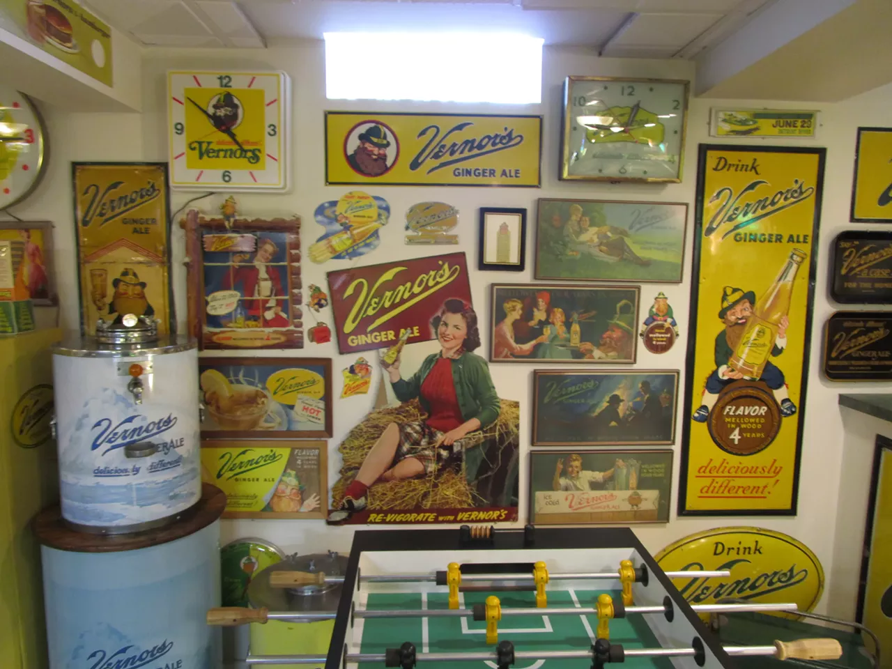 Wunderlich adds: "I know I am a fanatic about Vernor's. I mean, I realize that. I always tell my wife there&#146;s worse habits I could have."