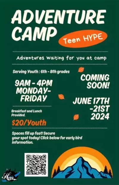 Image: Adventure Camp at Teen HYPE