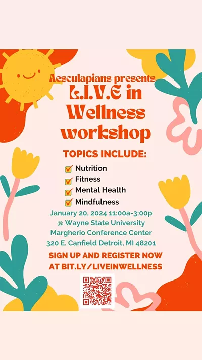 Image: Aesculapians presents L.I.V.E in Wellness workshop