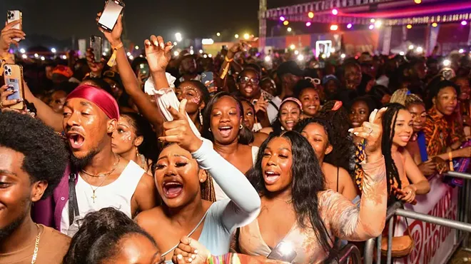 Fans at the AfroFuture Festival.