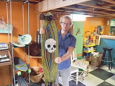 Image: Algae Skateboards’ Mike Ross builds his own skateboards that ride hard