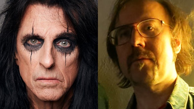 Alice Cooper, left, covered a song by Matthew Smith's (right) band Outrageous Cherry.