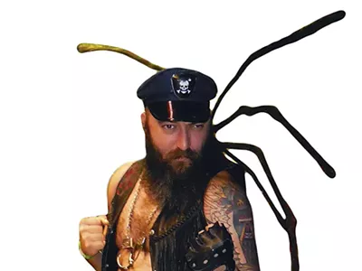 Image: All Dolled Up: This guy calls himself Captain Dickslap