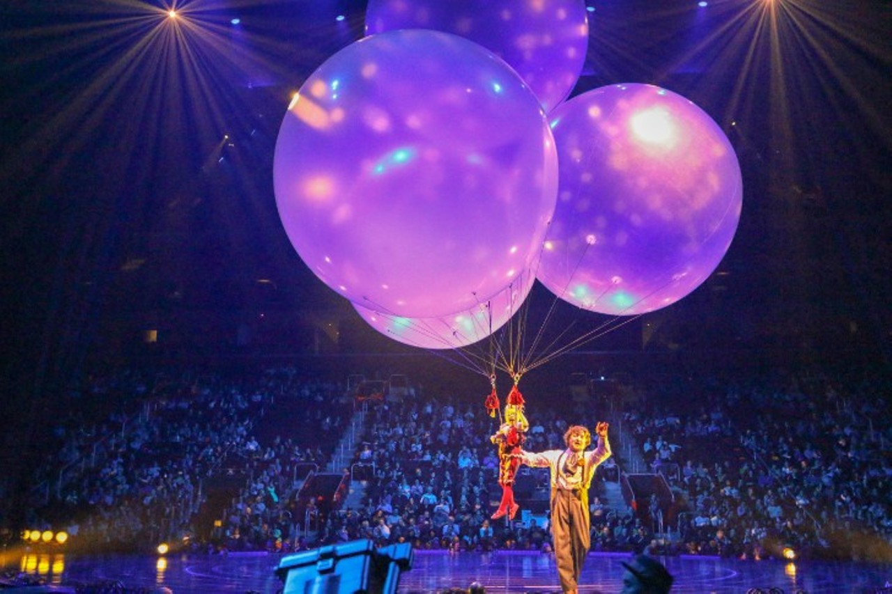 All of the amazing stunts we saw at the Cirque do Soleil 'Corteo' performance at Little Caesars Arena