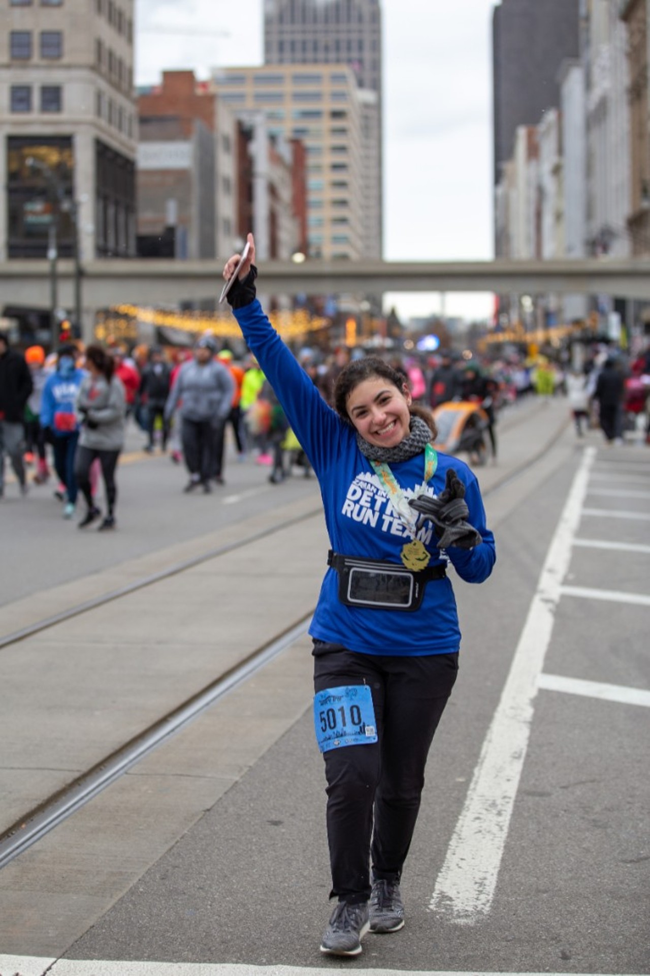 All of the ambitious runners we saw at Detroit's Turkey Trot 5K on Thanksgiving
