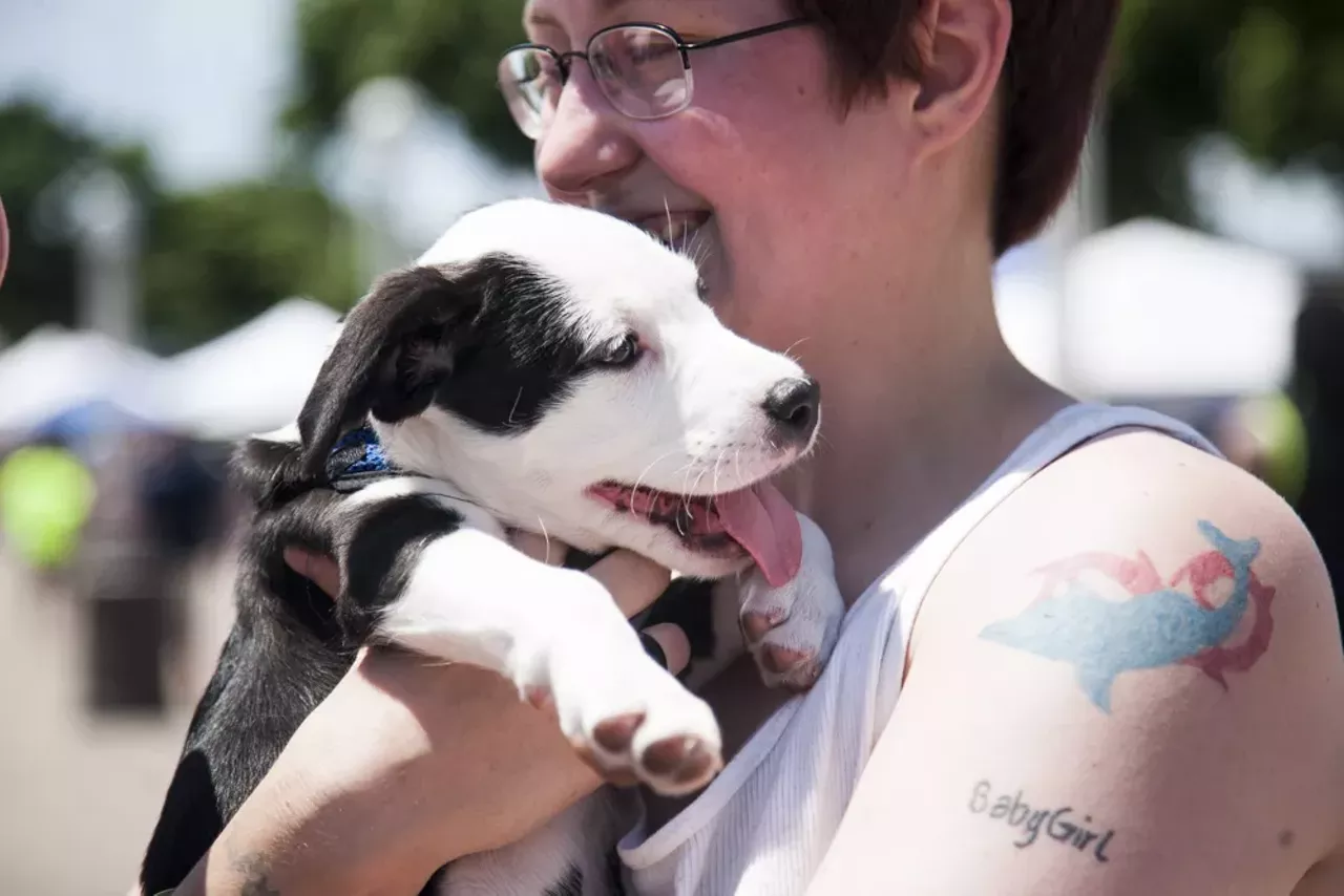 Image: All of the beautiful people we saw at Motor City Pride